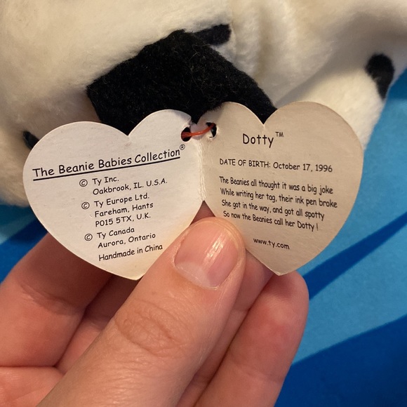 1996 Dotty the Dalmatian Beanie Baby - Picture 5 of 5
